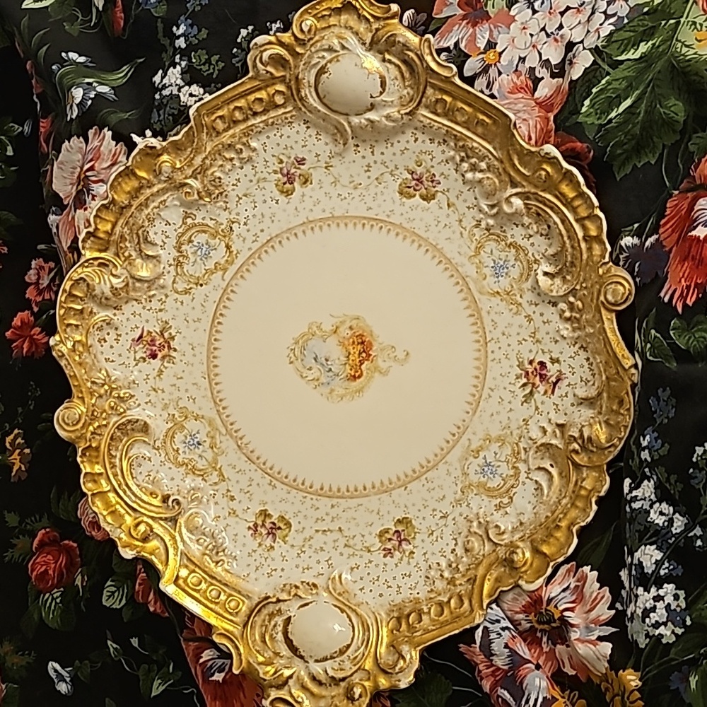 L. S.& S Limoges Hanging plate